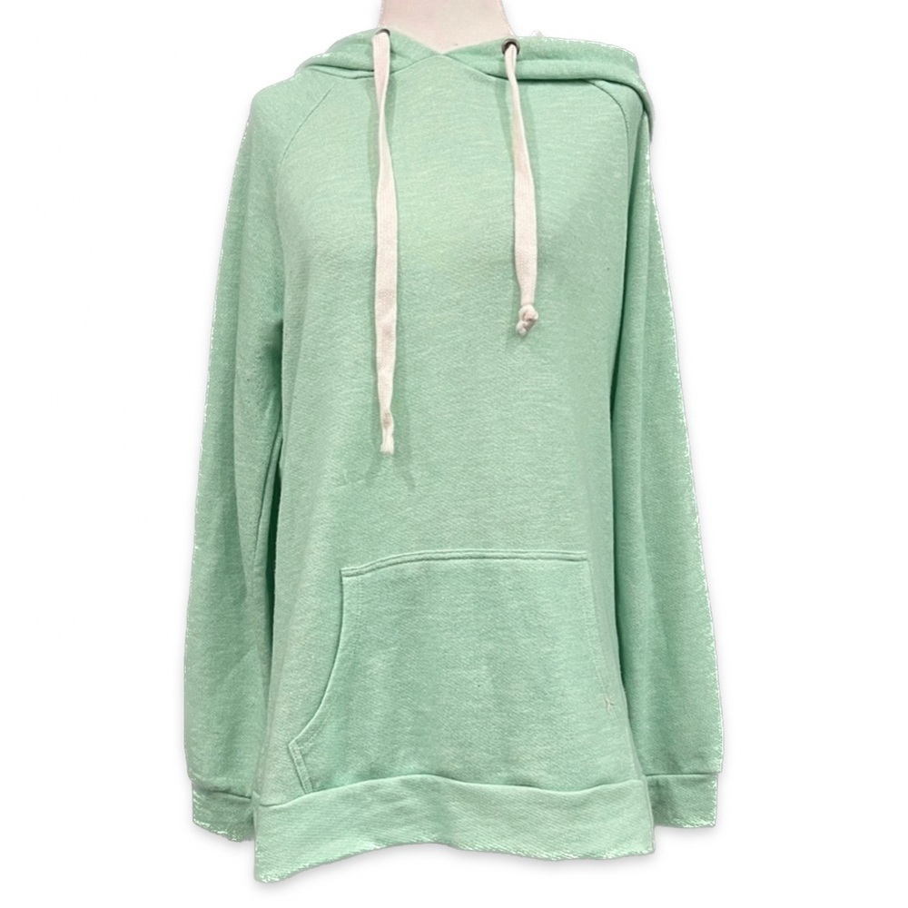 LCW Casual Mint Green Hooded Sweater